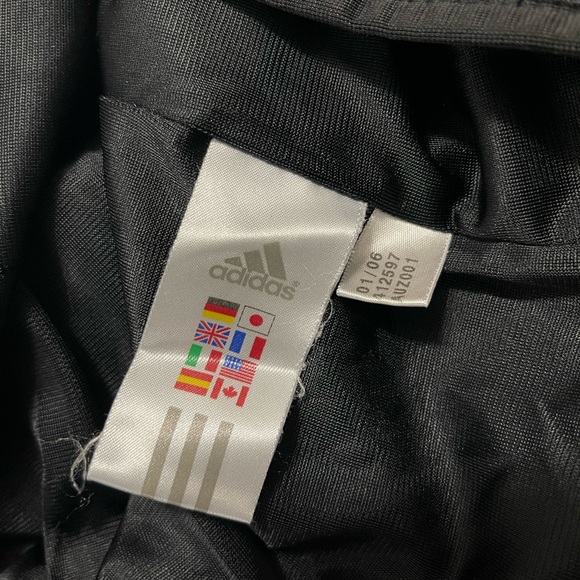 Adidas Women's Black jacket with Triple White Stripes - Picture 4 of 8